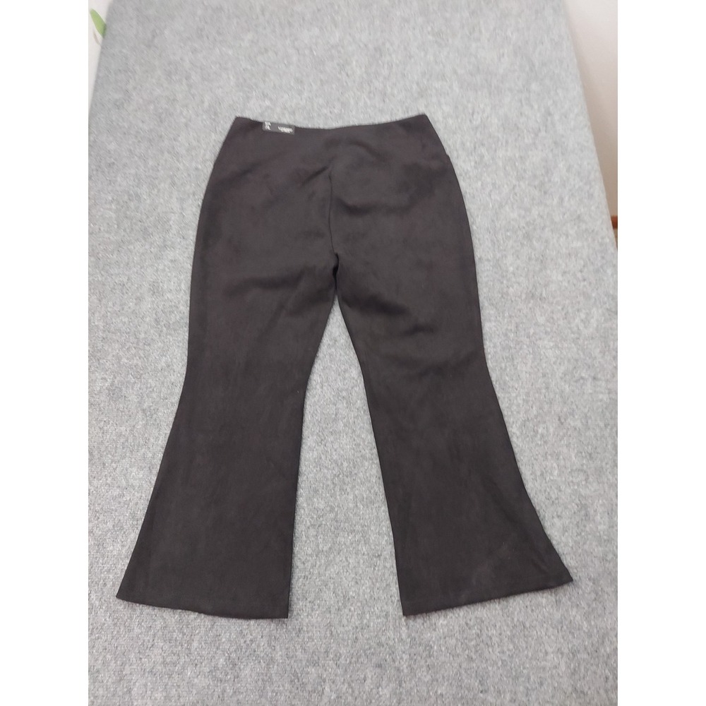 Liverpool Pants Women XL Petite Black Pearl Flare Soft Pull On Stretch High Rise - Picture 3 of 13